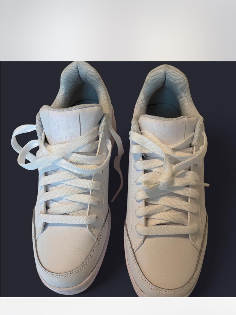Under Armour womens White Low-Top Sneakers